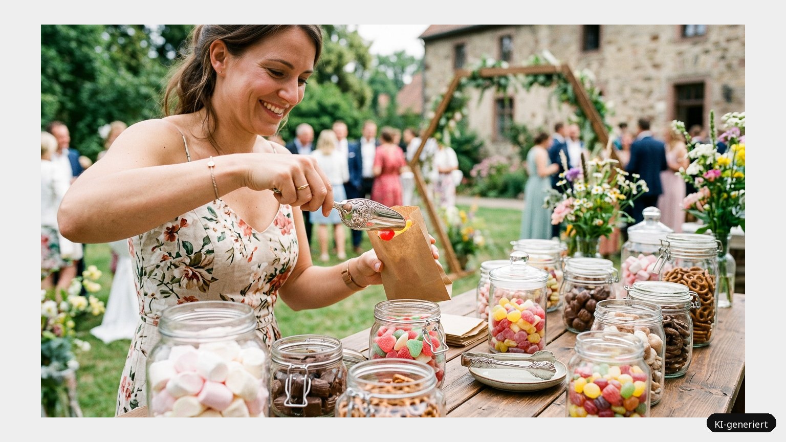 Candy Bar Zangen und Candy Bar Schaufeln (KI-generiertes Symbolbild)