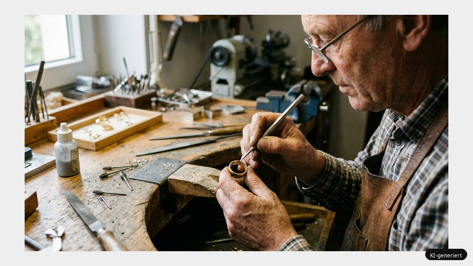 Die Gravur der Eheringe – Tipps und Hinweise (KI-generiertes Symbolbild)