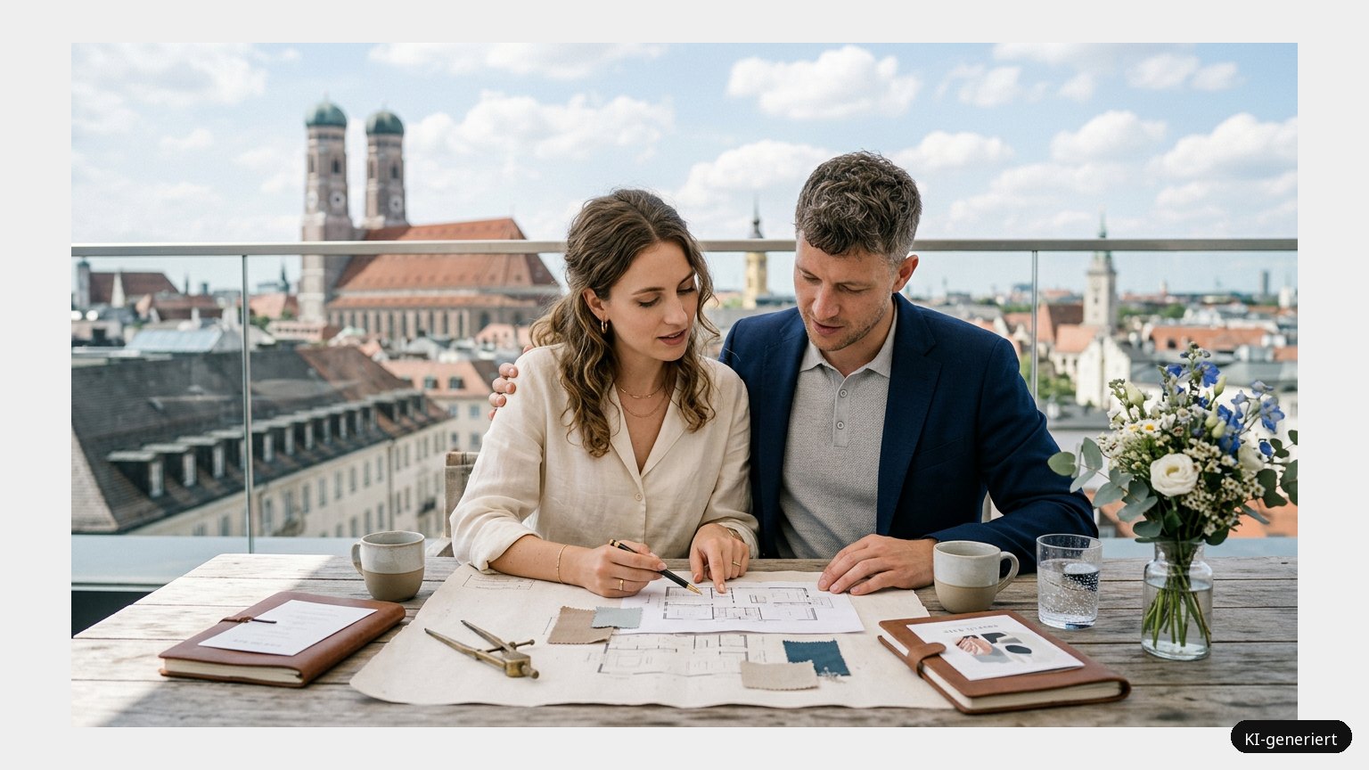 Heiraten in München – wie finde ich die passenden Hochzeitslocation? (KI-generiertes Symbolbild)
