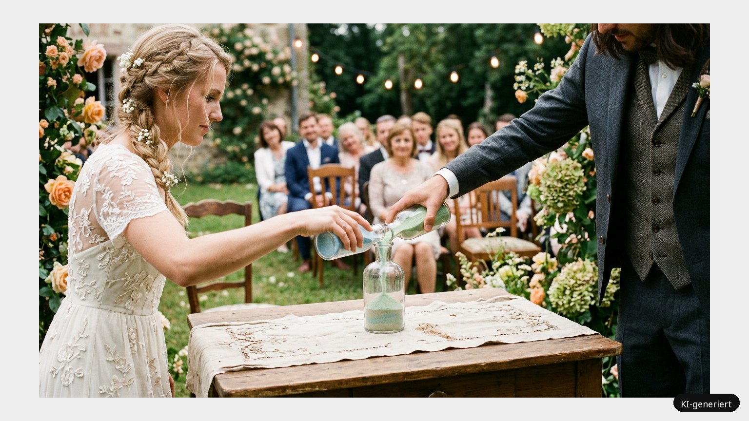 Hochzeit planen leicht gemacht – Tipps für Ihre Hochzeitssplanung (KI-generiertes Symbolbild)