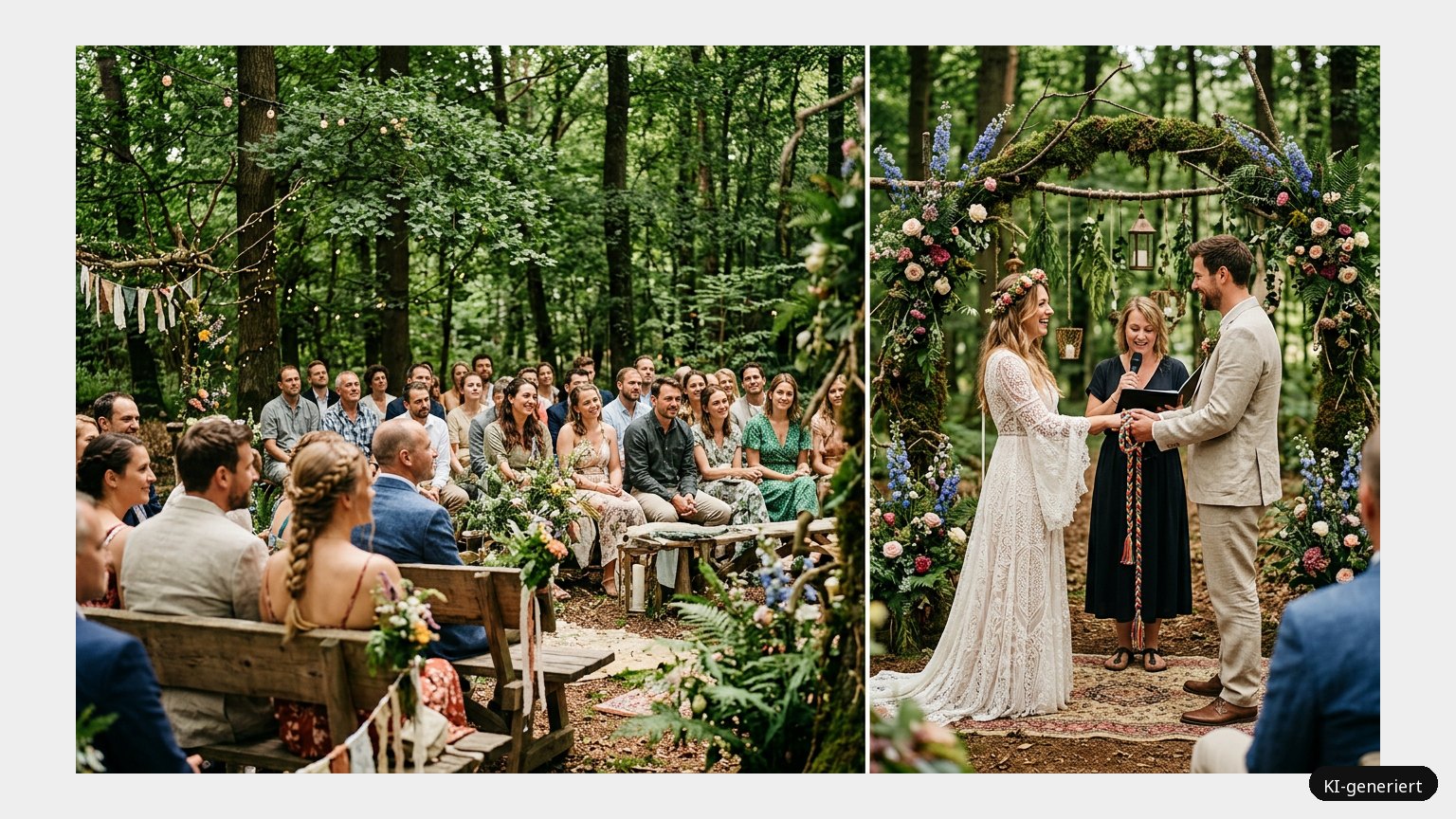 Kreative Hochzeitsmottos (KI-generiertes Symbolbild)