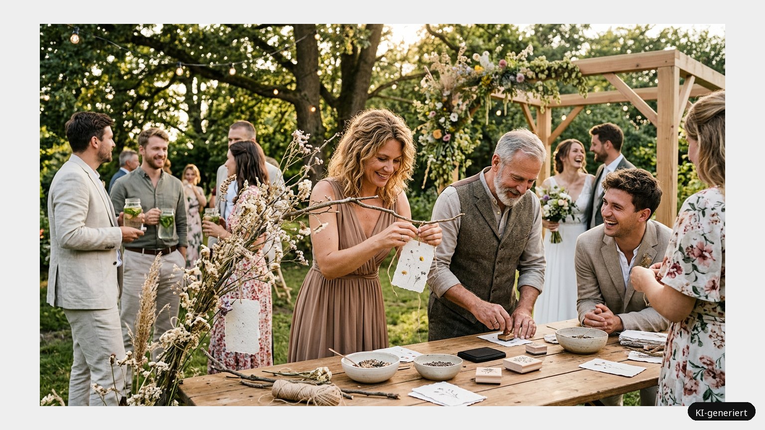 Tolle Hochzeitsideen für 2027 (KI-generiertes Symbolbild)